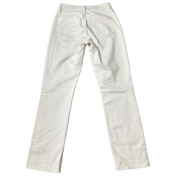 Madewell Women's Straight Crop White Denim Jeans - Size 25x28 - Picture 2 of 8